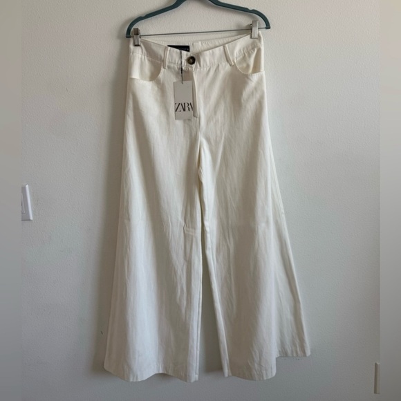 Zara Wide-Leg Pants - Picture 1 of 7